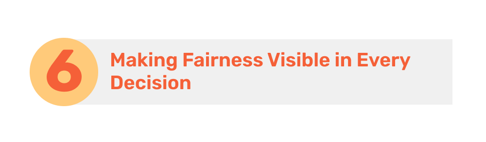 Making Fairness Visible in Every Decision