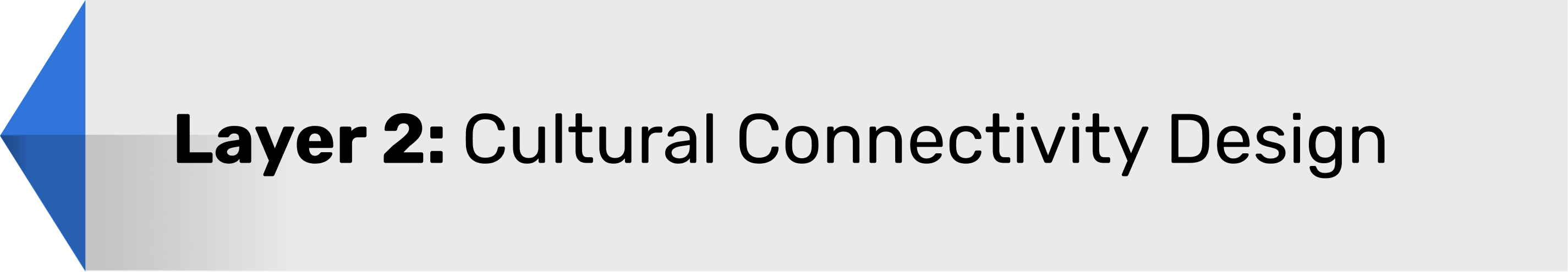 Layer 2: Cultural Connectivity Design